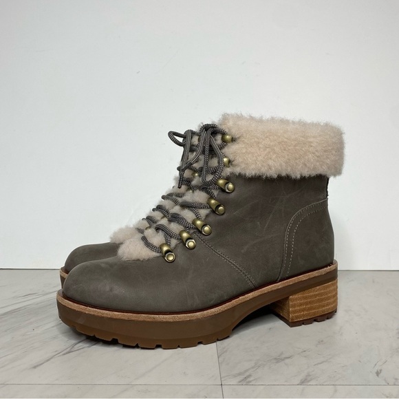 New! Kork Ease Winslet Gray Lace Up Bootie 6M - Picture 15 of 15